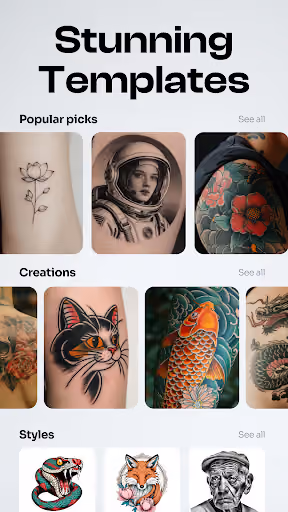 Paywalls broke trust before tattoos generate preview screenshot 7
