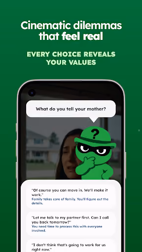 Dilemmo advertised a daily-dilemma personality quiz and shipped AI-slop video instead preview screenshot 4