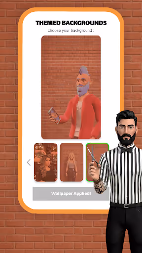 A barber game hijacked users’ home screens preview screenshot 2