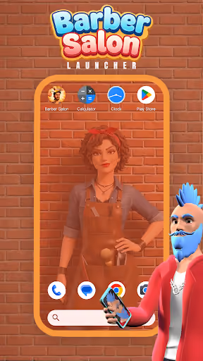 A barber game hijacked users’ home screens preview screenshot 6