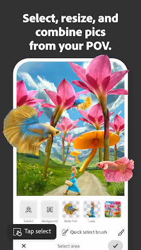 Photoshop mobile can't match desktop-level editing precision preview screenshot 5