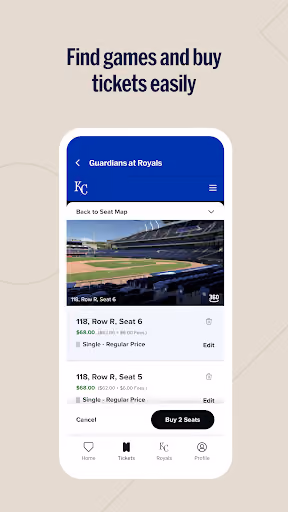 MLB Ballpark locked tickets behind broken login preview screenshot 7