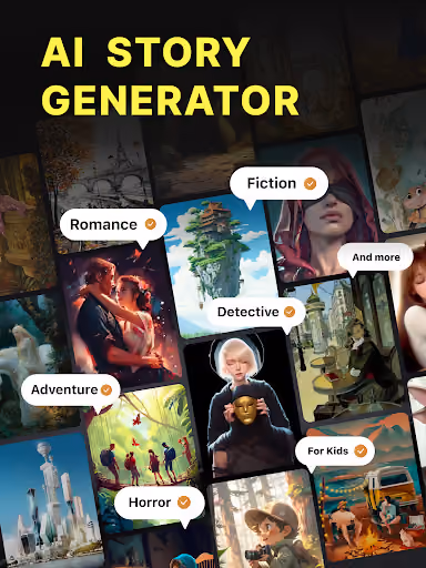 AI Story Generator loses hours of writing and forgets characters mid-book preview screenshot 6