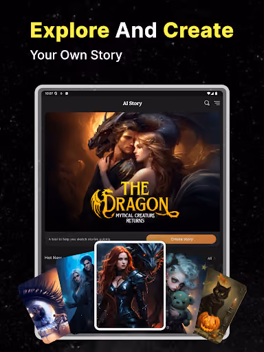 AI Story Generator loses hours of writing and forgets characters mid-book preview screenshot 8