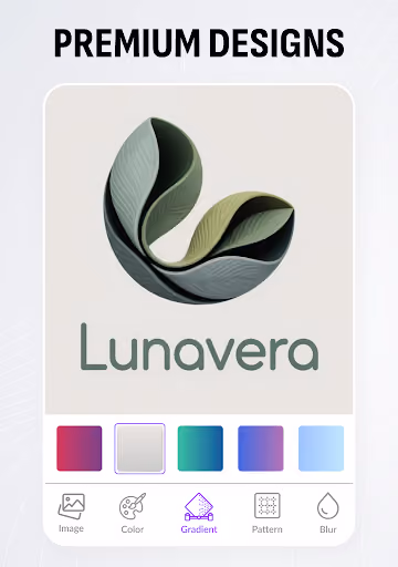 Logo Maker hid value behind paywalls and coins preview screenshot 3