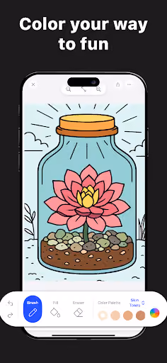 The coloring app hid relaxation behind a paywall preview screenshot 4
