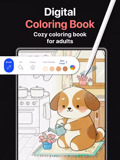 The coloring app hid relaxation behind a paywall preview screenshot 6