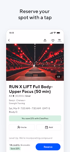 ClassPass users distrust credits, cancellation, and Android search preview screenshot 5