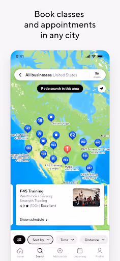 ClassPass users distrust credits, cancellation, and Android search preview screenshot 7