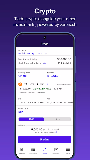 E*TRADE broke Android login, but licensing blocks copycats preview screenshot 2