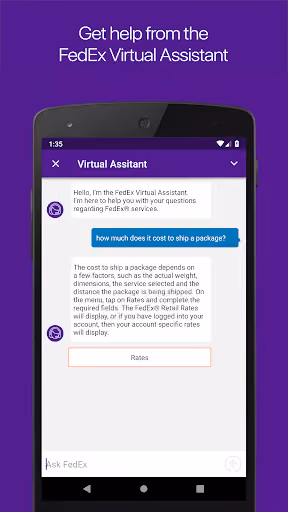 FedEx Mobile broke basic package tracking preview screenshot 8