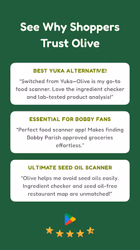Olive's forced paywall and login lockouts are driving users to Yuka preview screenshot 7