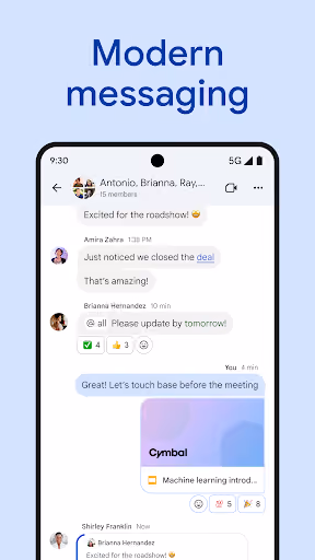 Google Chat buried simple messaging under threads preview screenshot 1