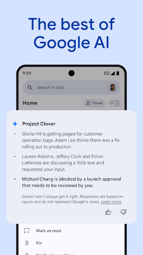 Google Chat buried simple messaging under threads preview screenshot 2