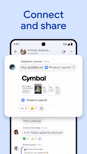 Google Chat buried simple messaging under threads preview screenshot 6