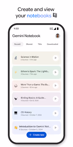 Gemini Notebook’s Android app is losing trust preview screenshot 2