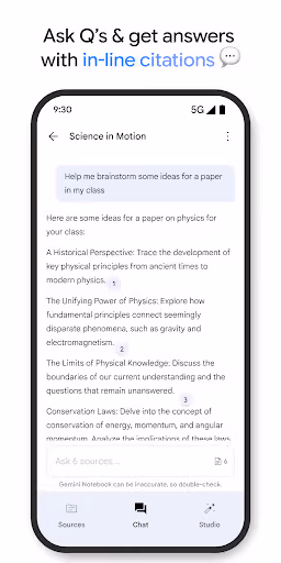 Gemini Notebook’s Android app is losing trust preview screenshot 3