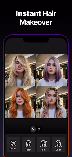 AI Hair Styler hides its paywall before proof preview screenshot 1