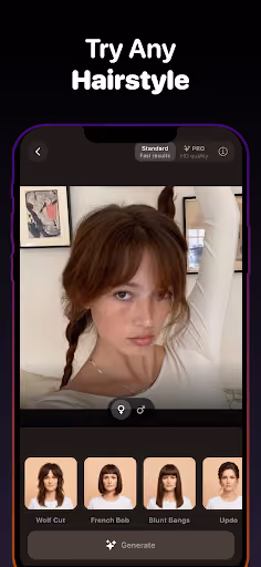 AI Hair Styler hides its paywall before proof preview screenshot 2
