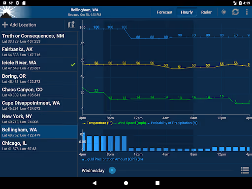 NOAA Weather (Pro) has no fallback when the government's own weather API goes down preview screenshot 8