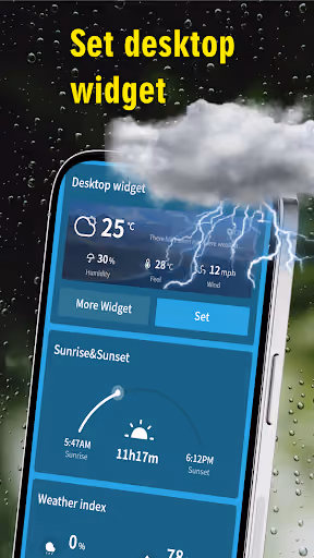 Weather Trip's fake update ads trick users into a worse app preview screenshot 8