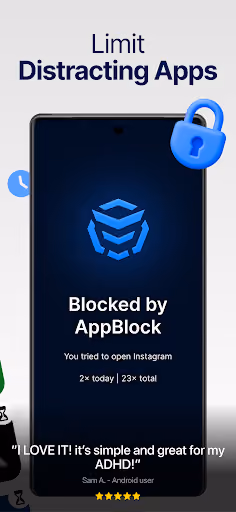 AppBlock's screen-time blocks are easy to bypass preview screenshot 2