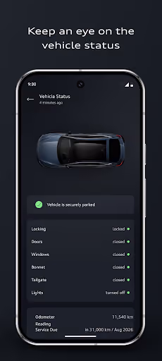 myAudi keeps losing the car preview screenshot 2