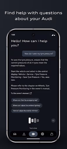 myAudi keeps losing the car preview screenshot 4