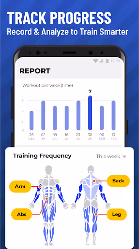 Gym Workout Tracker paywalls the sets you already logged yourself preview screenshot 8